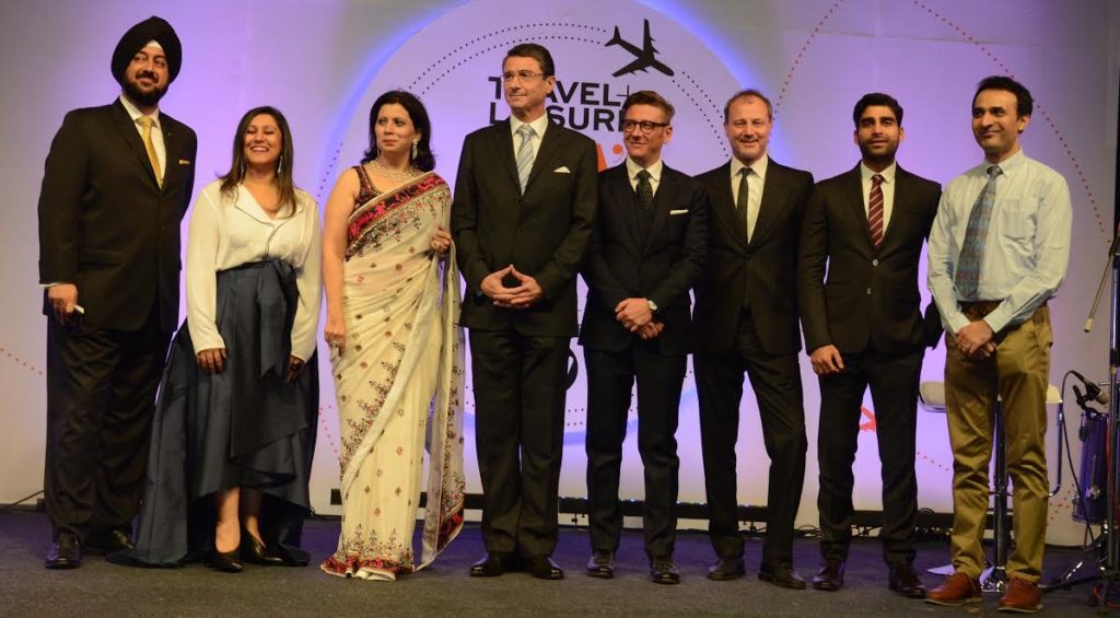 (from L to R) Ruchira Bose, Parineeta Sethi and Ambassador of Germany to India Dr Martin Ney with guests at the do 