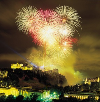 Scotland Hogmanay Fireworks 