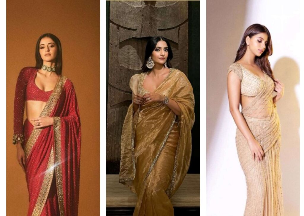 Knotted, draped and deconstructed: styling saris like top Bollywood actresses