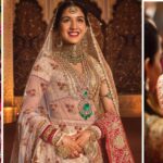 The bride and groom dripped in rare diamonds (and, emeralds) at Radhika Merchant and Anant Ambani’s wedding