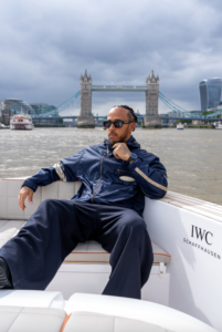 Lewis Hamilton takes the ‘sea-nic’ route down the Thames ahead of British GrandPrix